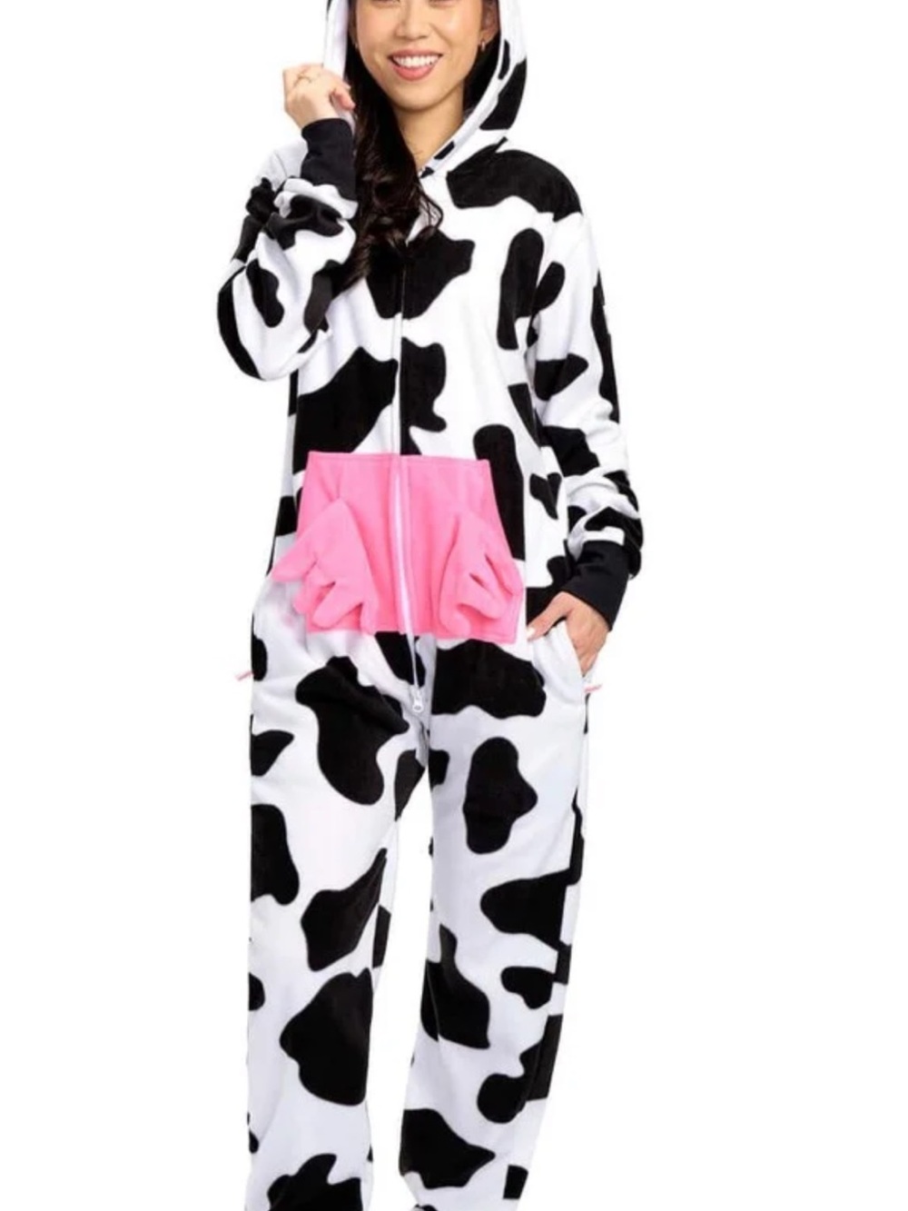 TipsyElves cow costume nwt large